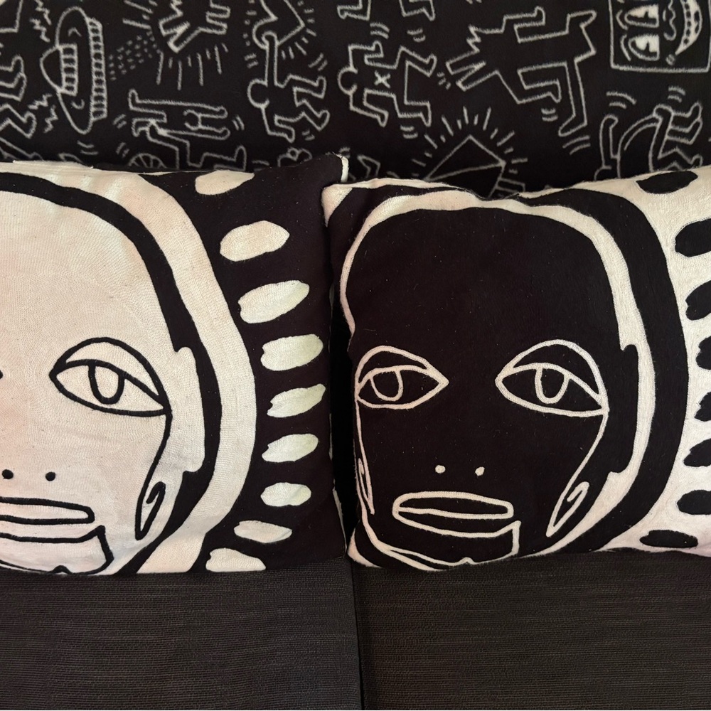 Patrick Church - “All Over You” Embroidered Pillow Covers (2 Pc)